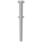 Beskyttelsesgel�nder | St�lr�r 70 x 70 mm | Fast stolpe til indst�bning i beton | Hj�rnestolpe til top- og kvartb�jet stang | Varmgalvaniseret